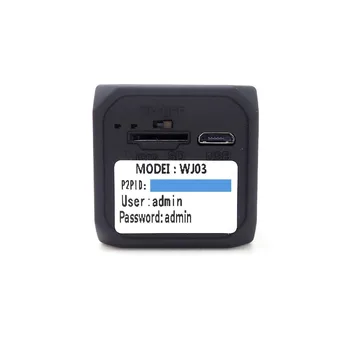 WJ03 Mini Batteri IP Kamera Overvågning Remote Viewing HD Linse 1080P WIFI Optagelse, Motion Detection optagelse