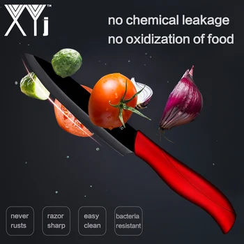 XYj Multi-farver Køkken Keramisk Kniv Sæt 3