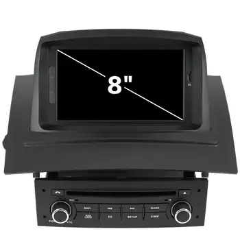 Android-10 PX6 For Renault Megane 2 2002-2008 DSP Bil GPS Navigation, Auto Radio Stereo DVD Multimedie Video Afspiller Styreenhed 2din