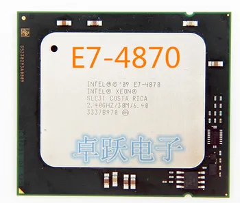 E7-4870 Oprindelige Intel Xeon E7 4870 cpu 2.40 GHz 10-core til 6,4 GT/s 30MB 32nm 130W LGA1567 Gratis fragt