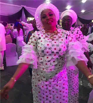 2018 Afrikanske Ledningen Lace Fabrics Høj Kvalitet Nigeria Brudekjole Med Blonder Vandopløselige Guipure Blonde Stof