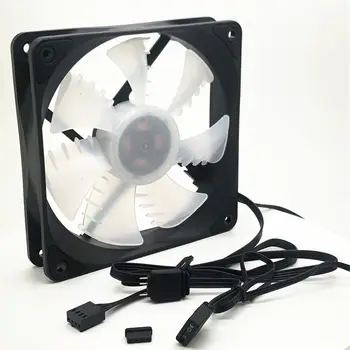 120mm ARGB PWM Fan RGB Ventilator Lydløs Adresserbare Husholdningernes Computer Tilbehør til Desktop-PC-Sag