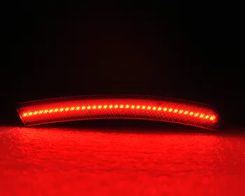 4STK Røg Amber Linse Rød LED sidemarkeringslys Lampe blinklys Lys For MINI Cooper R50 R53 R52 Covertible