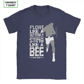 Mænds Muhammad Ali T-Shirt Boksning Boxer Sport Tungt Bomuld Tøj Fritid kortærmet t-Shirt Voksen T-Shirts