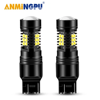 ANMINGPU 1x Signal Lampe 7443 LED Pære W21/5W T20 7440 W21W LED T25 3156 3157 P27W P27/7W 3030SMD blinklyset Bremse Vende Lys