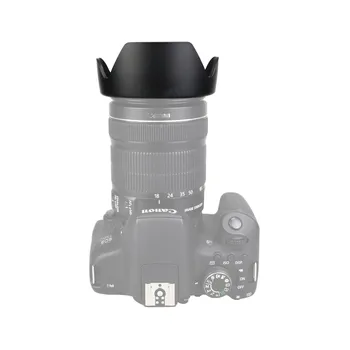EW73B Modlysblænde / Cap / Rengøring Pen / Blæser til Canon EOS 90D 800D 750D 700D 650D 600D Kamera med 17-85mm 18-135mm Linse