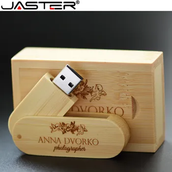 JASTER Kreative Træ-roterende USB-flash-drev+push-pull-max 2.0 4gb, 8gb, 16gb, 32gb, 64gb 128gb Ekstern storage usb-flash-drev