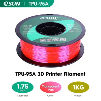ESUN Fleksibel TPU Filament 1.75 mm,TPU 95A 3D-Printer Filament 1 KG 2.2 KG Spole 3D-Print-Materiale til 3D Printere og 3D-Pen