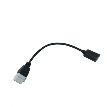 USB 3.0 EN Kvinde til Kvinde Panel Mount Indsæt Adapteren til Stikkontakten Face Plate 0.2 m