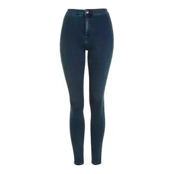Jeans til Kvinder er Jeans, Kvinde, Høj Elastisk plus size Stretch Jeans kvinder vasket denim tynde blyant bukser