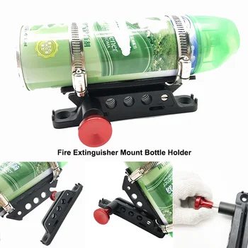 Brandslukker Mount flaskeholder Til Jeep Wrangler Polaris Justerbar Roll Bar Brand Hylde JK TJ CJ Rubicon Ranger
