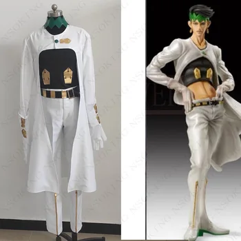 Anime JoJo ' s Bizarre Eventyr, Rohan Kishibe Cosplay Kostume Custom Made