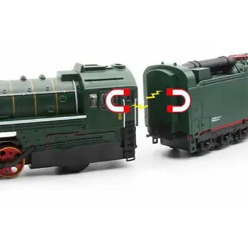 Dongfeng Retro damptog Diesel Lokomotiv Legering Model Børns Lyd og Lys Legering Trække sig Tilbage damptog Toy Sæt