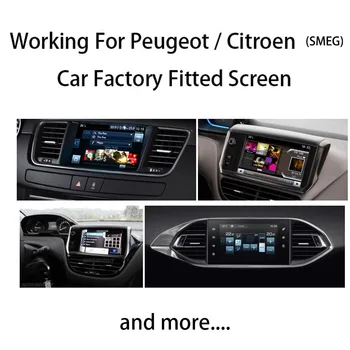 Telefonens Skærm Android Auto Spejl Apple Wireless CarPlay Boks til Peugeot / Citroen 2008 3008 508 DS DS6 C4L C4 Cacuts C3-XR C5