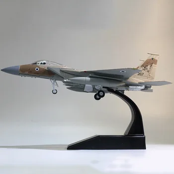 1:100 skala Israel Air Force F15C Tunge Legering Fighter Model Flyvemaskine spille Legetøj Voksne Børn, fly Gave F Display Viser
