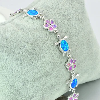 Engros & Detail Mode Fine Multifarvet Skildpadde design Ild Opal Armbånd Splint Smykker Til Kvinder BNT170919002