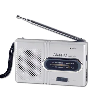 Mini Bærbare Lomme AM/FM Teleskop Antenne, Radio Verden Modtager Drevet Radio Gratis Fragt #F#40T02