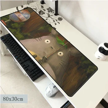 Totoro musemåtte 800x300x3mm musemåtten laptop stor padmouse notbook computer gaming musemåtte bedste sælger gamer spiller måtter