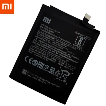 Xiao Mi Originale Batteri BN47 4000 mAh for Xiaomi Redmi 6 Pro / Mi A2 Lite Høj Kvalitet Telefon Batterier+Gratis Værktøjer