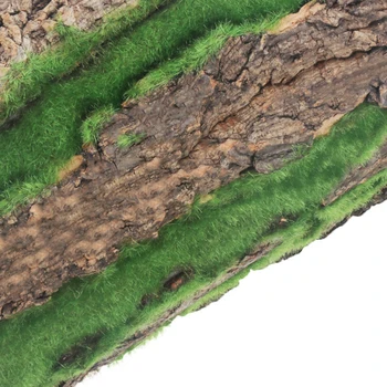 DIY vægdekoration Grøn Plante Bark Kunstige Bark Indendørs Rør Dekoration Materiale Kunstige Moss For Vand, Rør Søjle Dækker
