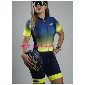 2020 XAMA Pro Kvindernes Triathlon, Kort Trøje Sætter Skinsuit Maillot Ropa Ciclismo Cykel Mujer Cykel Tøj Gå Buksedragt