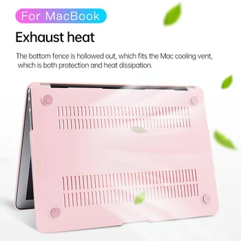 Ny laptop Case Til Apple Macbook Air Pro Retina 12 13.3 15,4 tommer laptop taske 2020 For Mac book Air Pro 13.3 Tilfælde Tastatur Cover