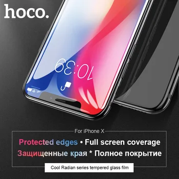 HOCO For Apple iPhone Hærdet Glas Beskyttende Film Ultra Tynd Skærm Protektor 3D HD Anti Blå til iPhone 11 Pro X XR XS ANTAL
