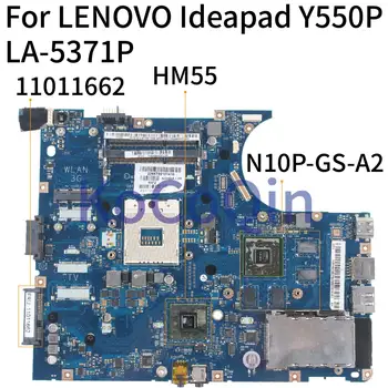 KoCoQin Laptop bundkort For LENOVO Ideapad Y550P Bundkort NIWBA LA-5371P 11011662 HM55 N10P-GS-A2