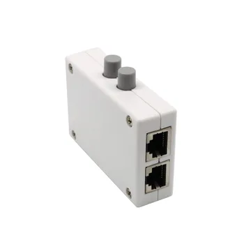 2 Port AB Manuel Netværk Switch Box 2In1/1In2 RJ45 Netværk/Ethernet-Mini Bekvemmelighed 17Aug30