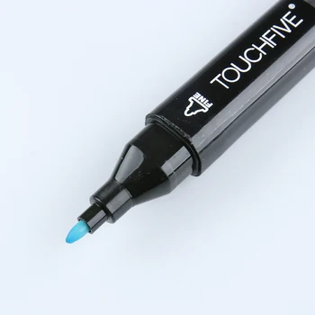 TouchFive Markør 30/40/60/80/168 Farver, pen, Pensel, pen Alkoholiske Fedtet baseret blæk Kunst Markør For Manga Dual Ledes Skitse Markører