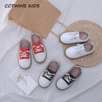 CCTWINS Kids Sko 2020 Efteråret Børn Mode Afslappet Undervisere Baby Piger Sport Sneakers Piger Helt Hvid Sko FC2847