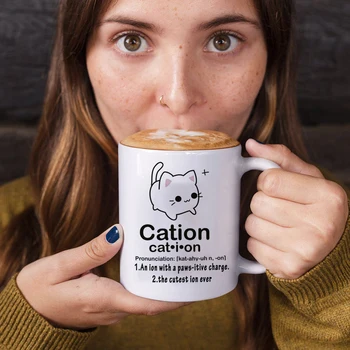 Kat Elsker Gave Kation Keramiske Kreative Mælk, Te, Kaffe Krus Venner Fødselsdag Gaver Cup