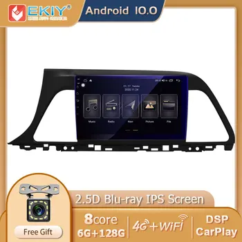 EKIY 4G LTE-IPS DSP Android 10 Bil Radio Multimedie-Afspiller 6G+128G For Hyundai Sonata 7 LF 9-2017 Navigation GPS-Stereo-DVD