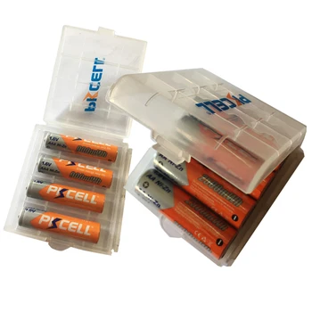 PKCELL NIZN Genopladelige Batterier AA 2500mwh 4stk og AAA 900mwh 1,6 V højeste 1,8 v 4stk 2STK Batteri etui til aa eller aaa-Batteri