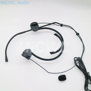Sort Beige Headset Foldbar ramme Mikrofon for Sennheiser ew300 ew500 G2 G3 G4 Trådløse Bælte krop System PS3