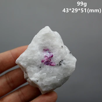 Naturlige Vietnam ruby hård sex mineral prøve sten og krystaller, healing, krystaller kvarts ædelsten gratis fragt