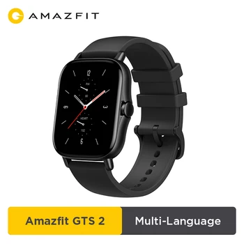 Den globale Version Amazfit GTS 2 Fitness-Smartwatch AMOLED Skærm Musik Spiller 7 Dage batterilevetid Alle Dage pulsmåling