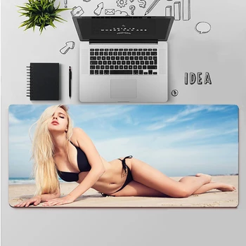 Maiya Høj Kvalitet Sexet Pige Røv Stranden Unikke Desktop-Pad Spil Musemåtte Gratis Fragt Stor Musemåtte Tastaturer Mat