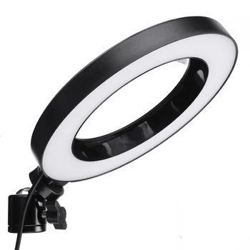 USB-Stik Selfie Ring Lys Mobiltelefon Beslag 16cm Dæmpbar LED SMD Ring Lys Mini Selfie Makeup Live Runde Fylde Lampe