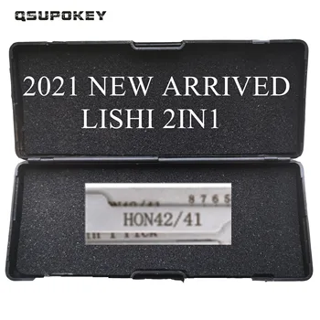 QSUPOKEY 2021 NYE ANKOM LiShi 2in1 reparation Værktøj Låsesmede Værktøjer HON42/41 TIL HONDA