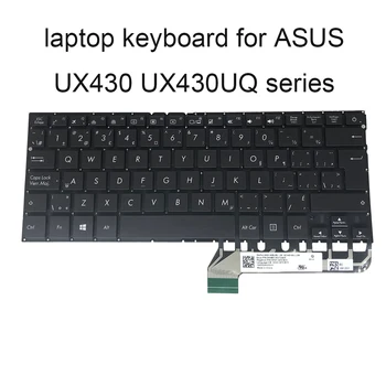 Udskiftning tastaturer UX430 tastatur baggrundslys for ASUS zenbook UX430UQ JF Canadisk fransk sort KB lys 0KNB0 2627CB00 til Salg