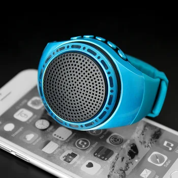 Mini Wireless Bluetooth Højttaler Watch Bærbare Udendørs selvudløser Støtte FM-TF Kort Hands-free