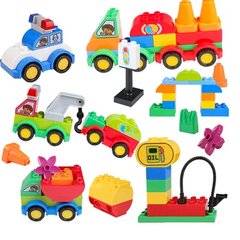 56/67 Stykker Bygge Din Egen Toy Cars Sæt Byggeklodser Bygning Af Mursten