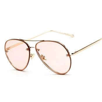 2017 vintage briller steampunk mandlige kvindelige solbriller runde retro solbriller kvindelige brillerne rose gold Solbriller til mænd, kvinder