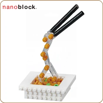 NBC-240 Nanoblock UDVALG NATTO byggesten Mini-Samling 130pc 12 År+