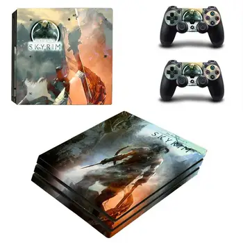 The Elder Scrolls V Skyrim PS4 Pro Mærkat Play station 4 Huden Mærkat Mærkat For PlayStation 4 PS4 Pro Konsol & Controller Skin