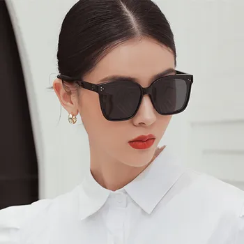 ROUPAI solbriller kvinder mænd 2020 Polariseret mode overdimensioneret stor sol briller uv400 kørsel nuancer til kvinder med firkantet sort vintage