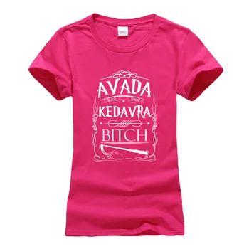 Sjove print kvinder t-shirt 2019 sommer bomuld Mode harajuku bomuld t-shirt femme Avada Kedavra mærke camisetas punk toppe tee
