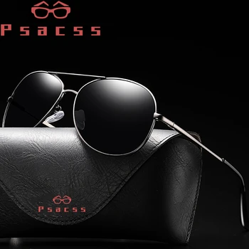 Psacss Klassiske Pilot Polariserede Solbriller Mænd Vintage 2019 Brand Designer solbriller Mandlige Mode Fiskeri Kørsel Nuancer UV400