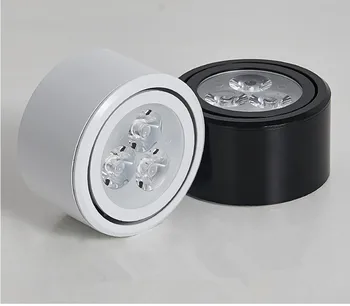 1stk overflade monteret adjustmentLED Dæmpbar LED downlight COB Spot lys loftslampe AC85-265V 6W 10W 14W 18W 24W LED Downlight